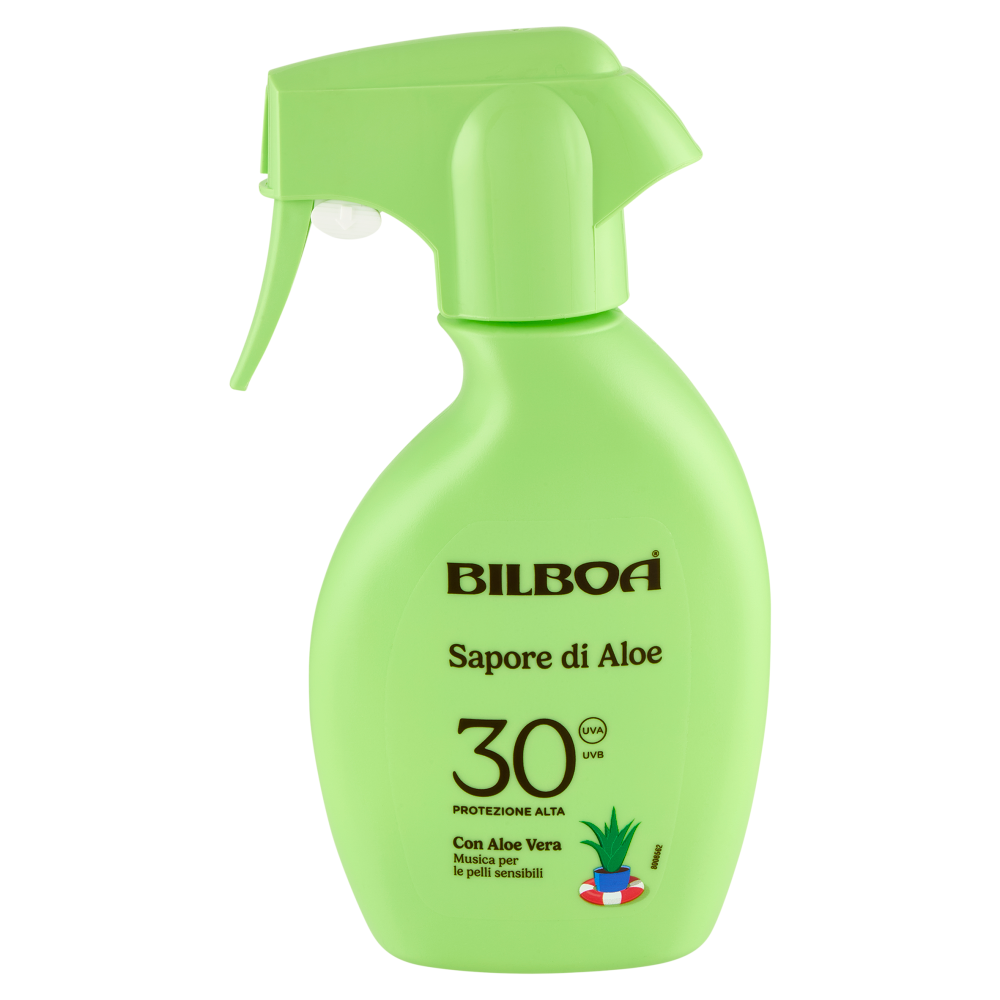 Bilboa Sapore di Aloe 30 Protezione Alta con Aloe Vera 250 ml