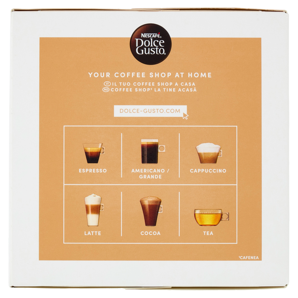 NESCAFÉ DOLCE GUSTO Cortado Espresso Macchiato Decaffeinato Caffè 16 capsule 99,2g