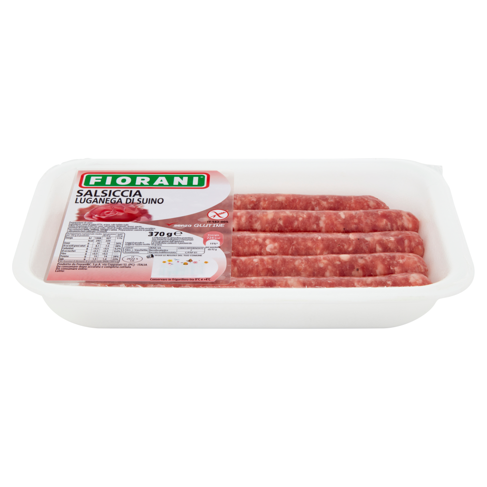 Fiorani Salsiccia Luganega di Suino 370 g