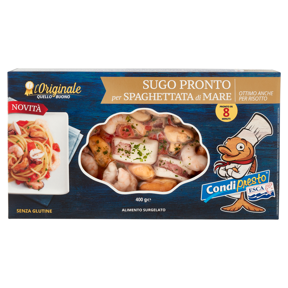 Esca Condipresto Sugo Pronto per Spaghettata di Mare 400 g