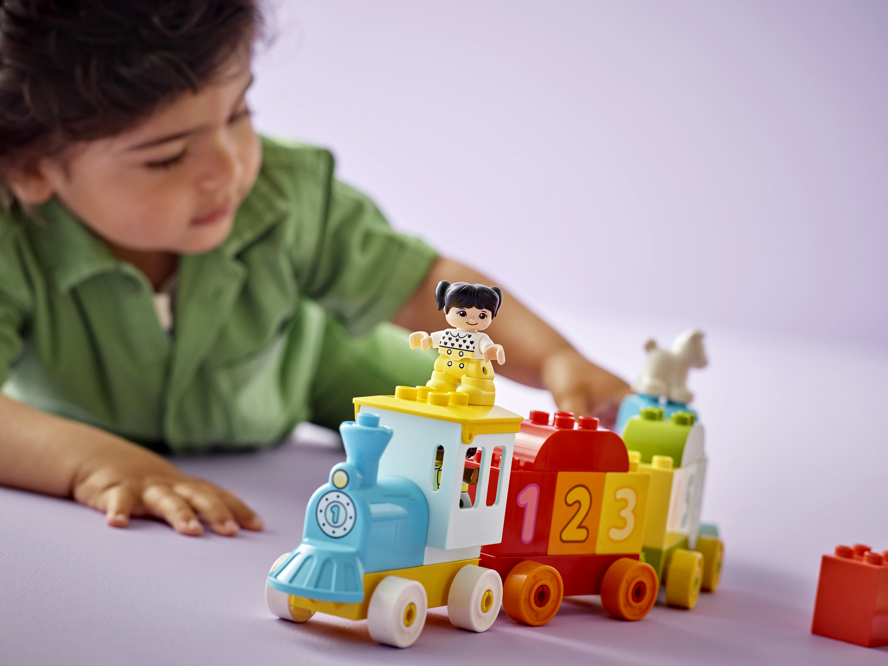 LEGO DUPLO 10954 Treno dei Numeri - Impariamo a Contare, Giochi Didattici con Mattoncini Numerati per Bambini e Bambine da 1+