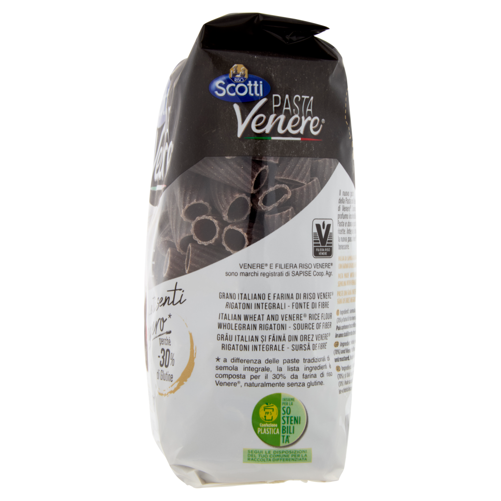 Riso Scotti Pasta Venere Integrale Rigatoni 400 g
