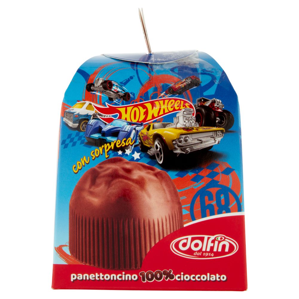 dolfin panettoncino 100% cioccolato Hot Wheels 40 g