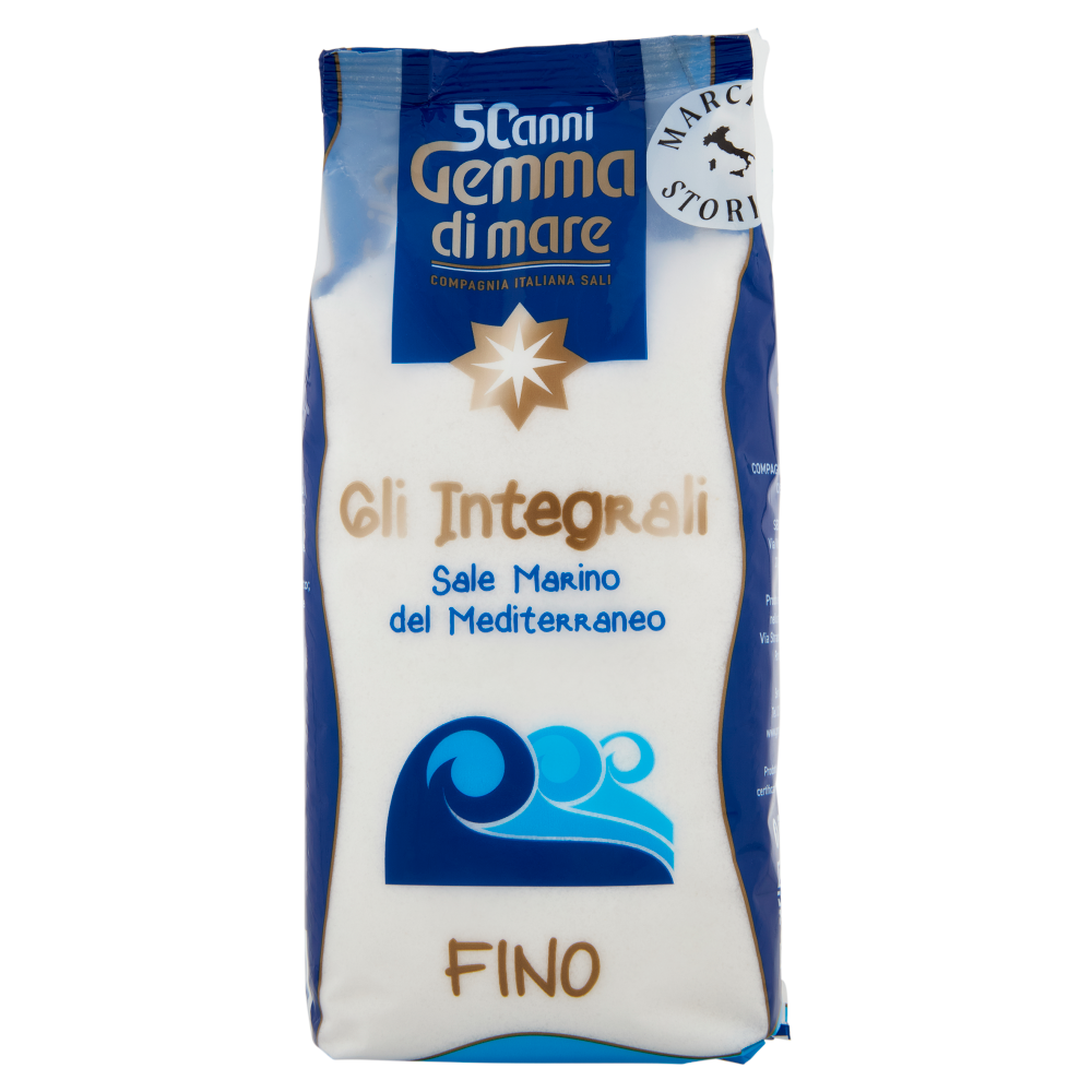 Gemma di mare Gli Integrali Sale Marino del Mediterraneo Fino 1000 g