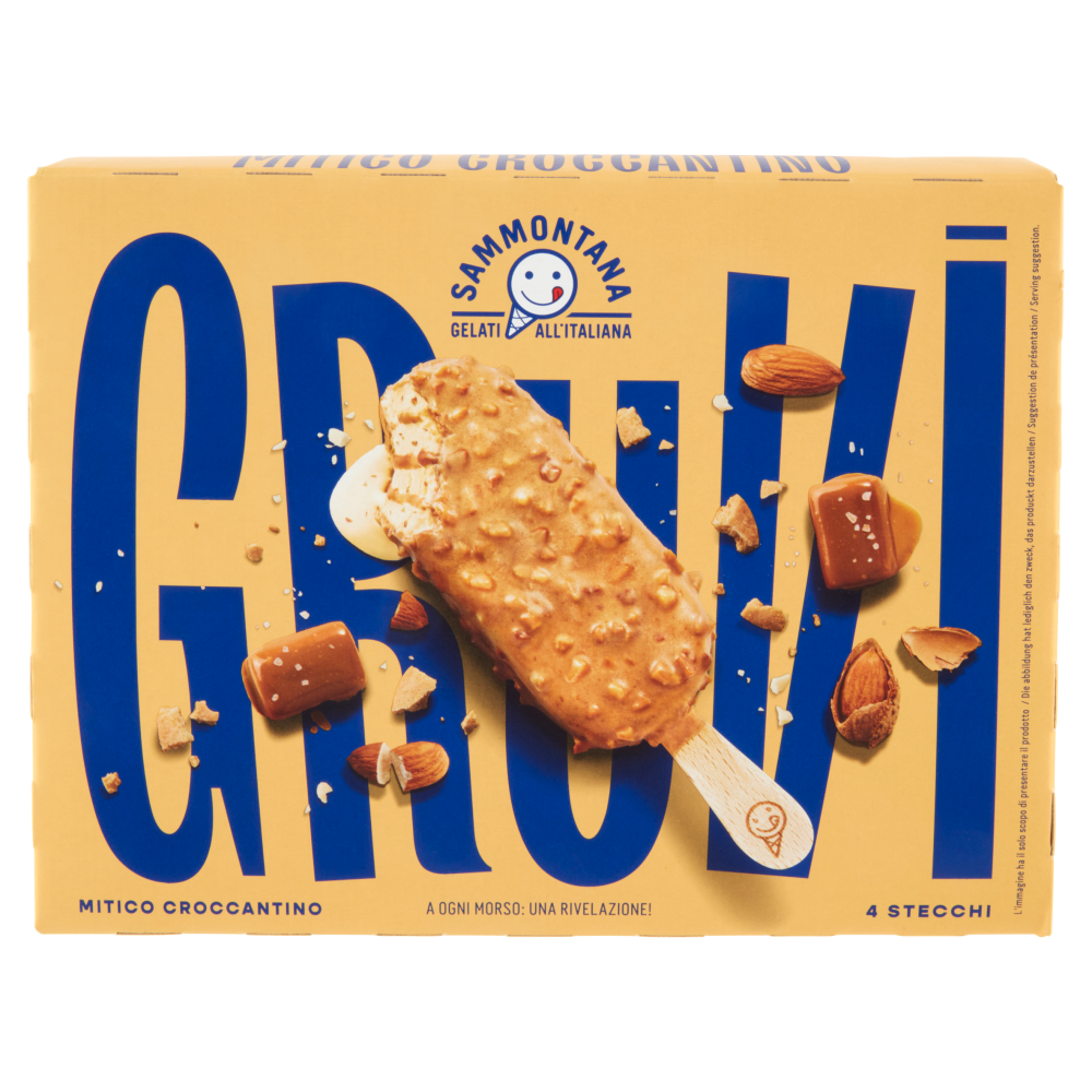 Sammontana Gruvi Mitico Croccantino 4 x 60 g