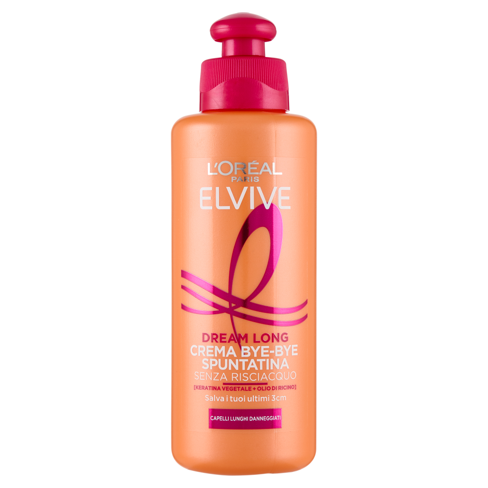 Elvive Dream Long Crema Bye-Bye Spuntatina Senza Risciacquo, per Capelli Lunghi Danneggiati, 200 ml