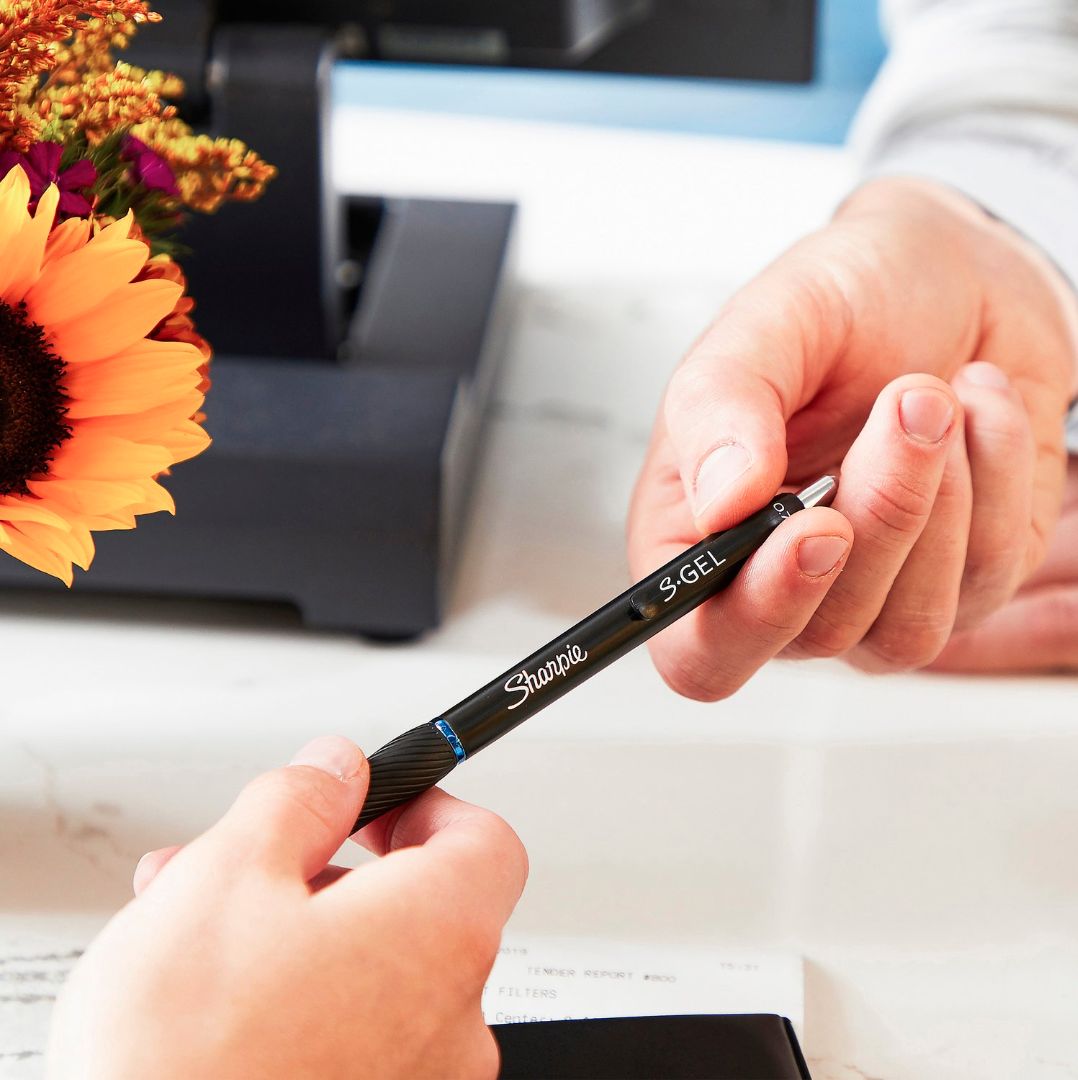 Sharpie S-Gel Penna in gel retrattile Nero 3 pz