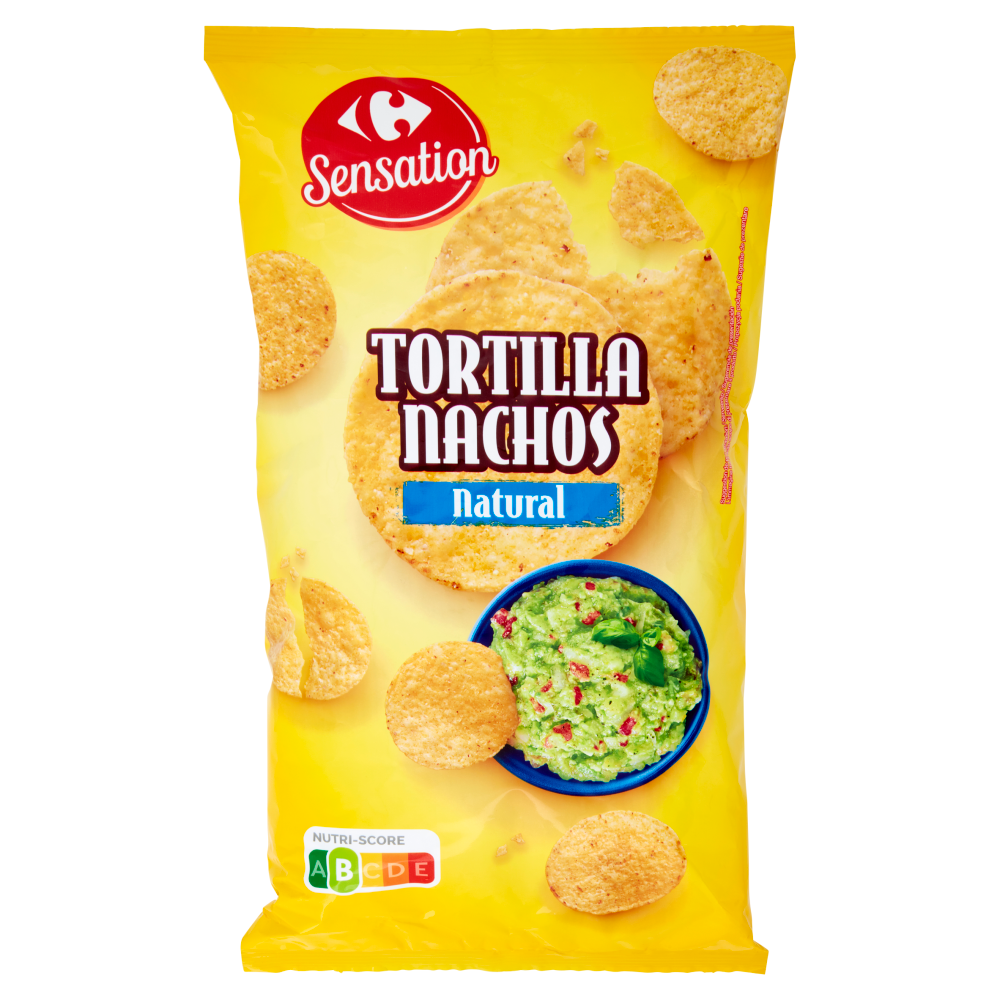 Carrefour Sensation Tortilla Nachos Natural 200 g