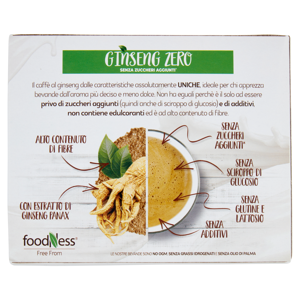 foodNess Ginseng Zero Dolcegusto Compatibile 10 x 6 g