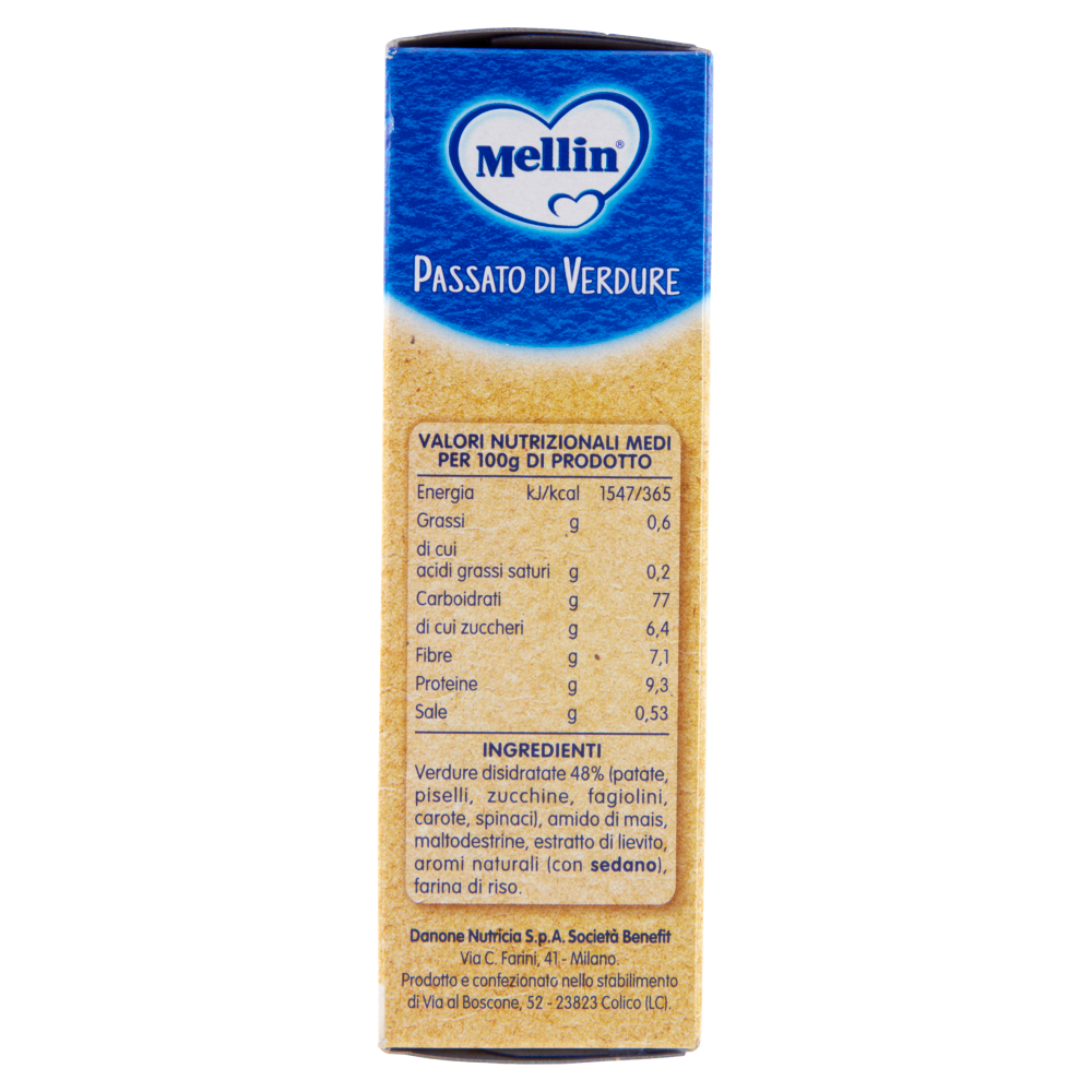 MELLIN Passato di verdure (8 bustine monodose da 13g) 104 g