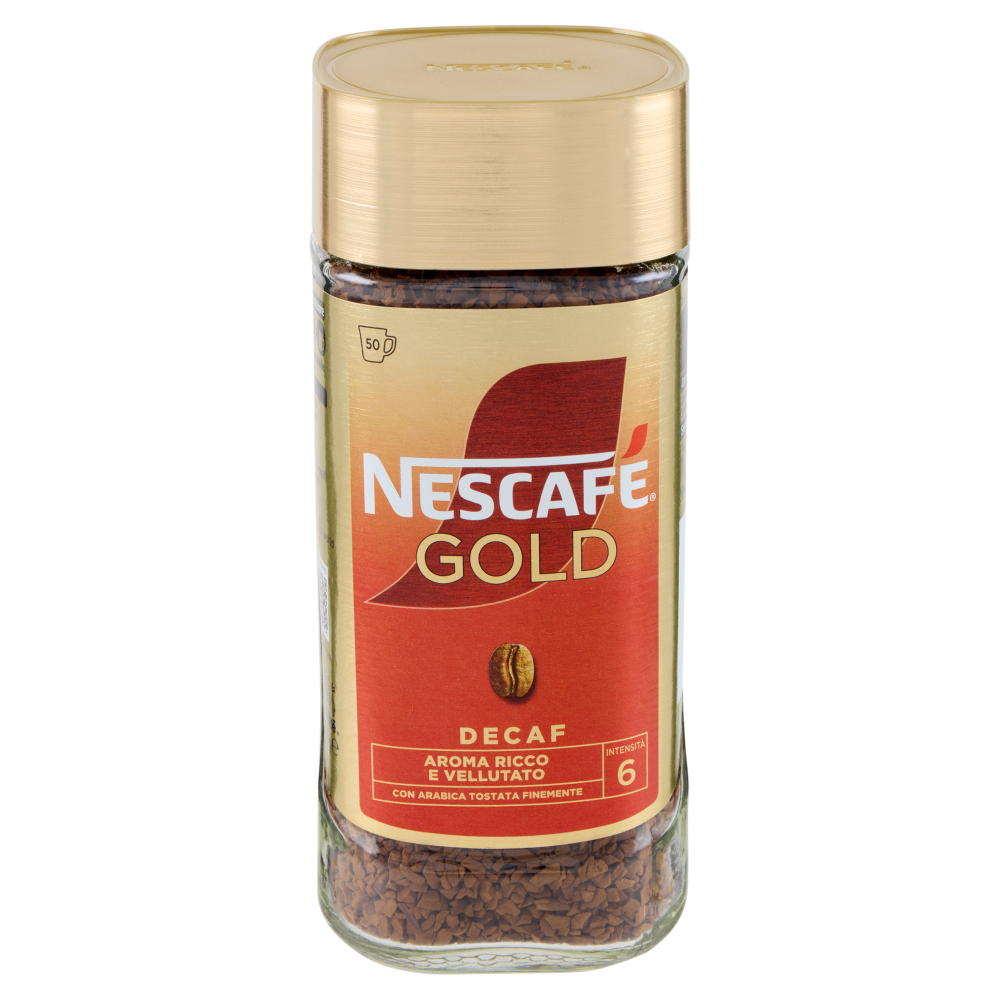 NESCAF&Eacute; Gold Decaf Caff&egrave; Solubile Decaffeinato Barattolo 100g