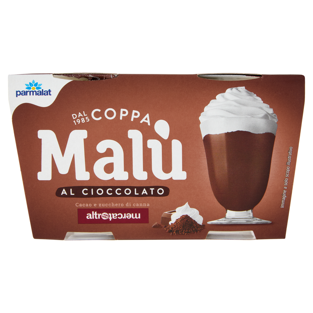 PARMALAT Coppa Mal&ugrave; al Cioccolato 2x100g