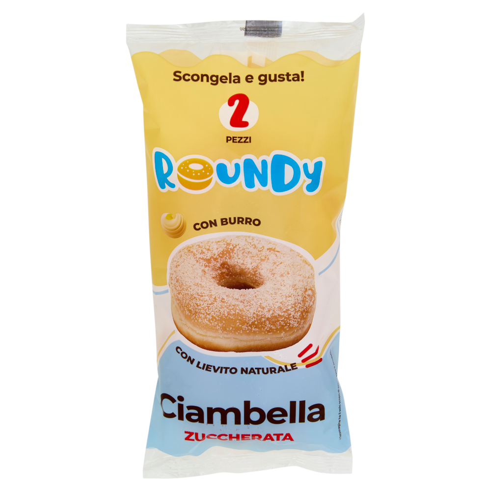 Roundy Ciambella Zuccherata 2 Pezzi 120 g