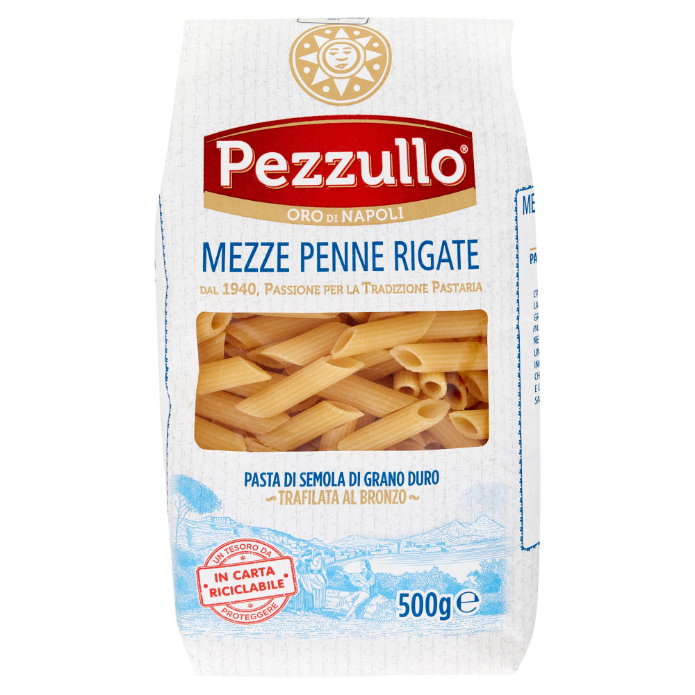 Pezzullo Mezze Penne Rigate 98 500 g