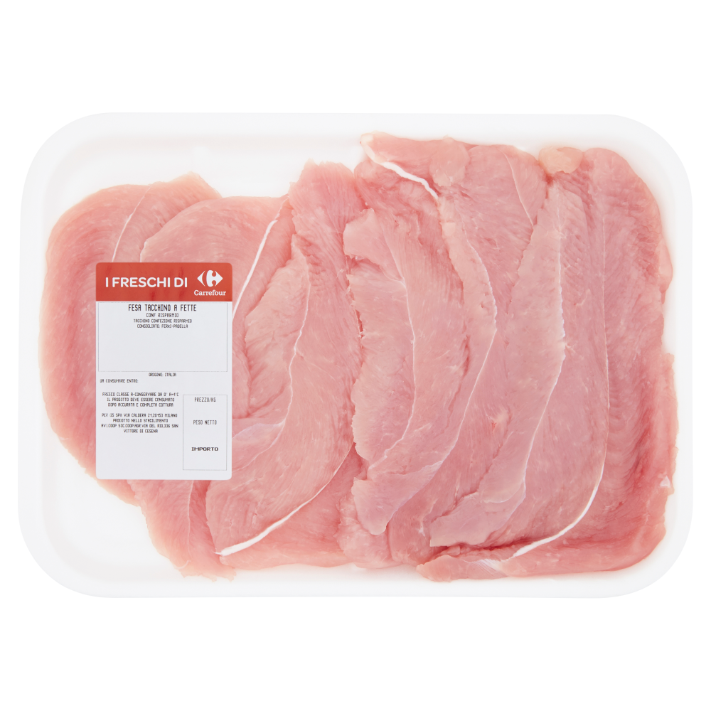 I Freschi di Carrefour Fesa Tacchino a Fette