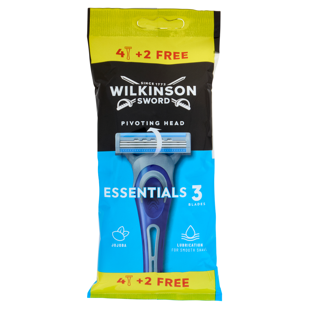 Wilkinson Sword Rasoio usa&getta Essentials 3 4+2