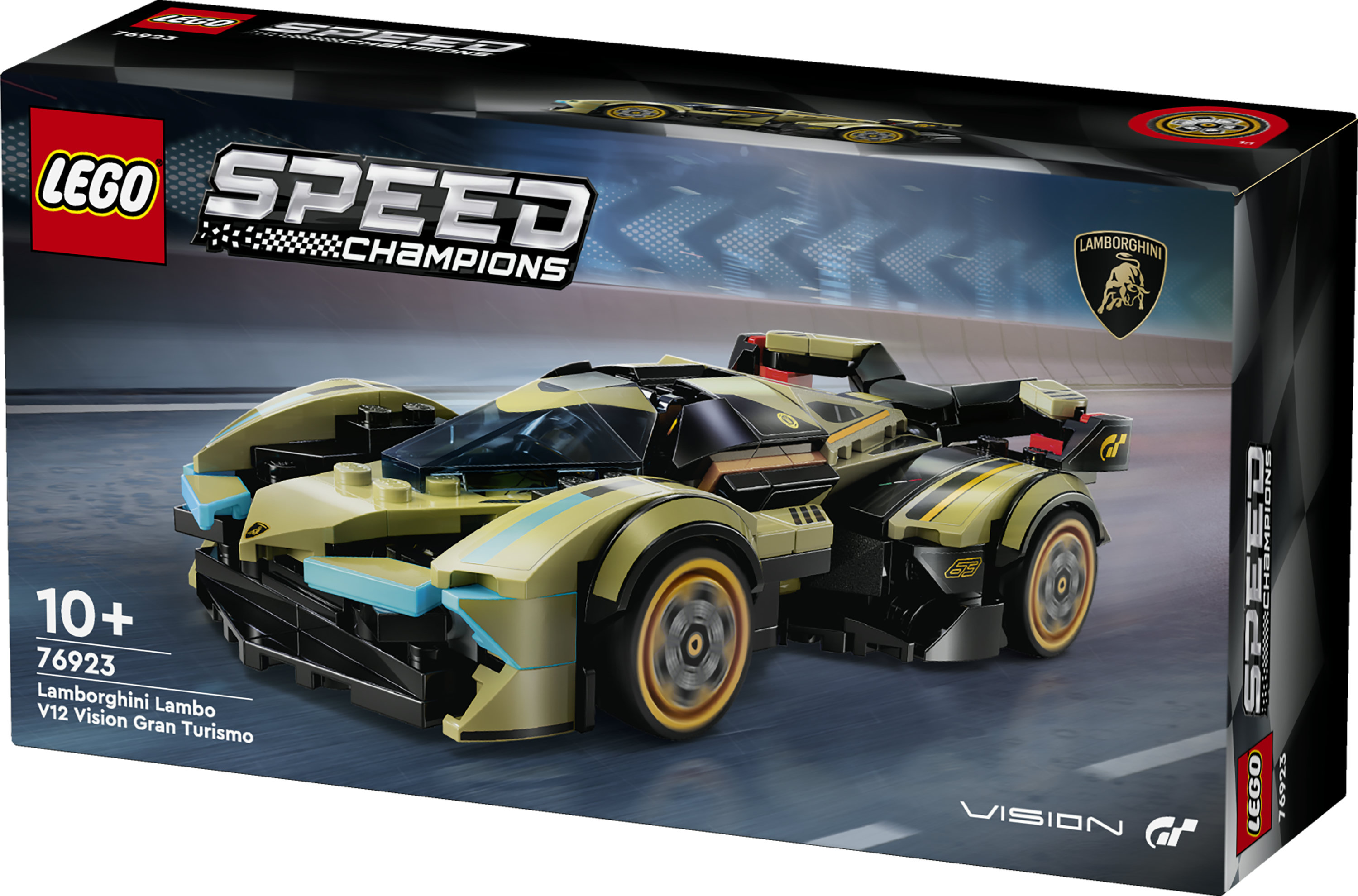 LEGO Speed Champions 76923 Super Car Lamborghini Lambo V12 Vision GT, Macchina Giocattolo da Collezione per Bambini 10+ Anni