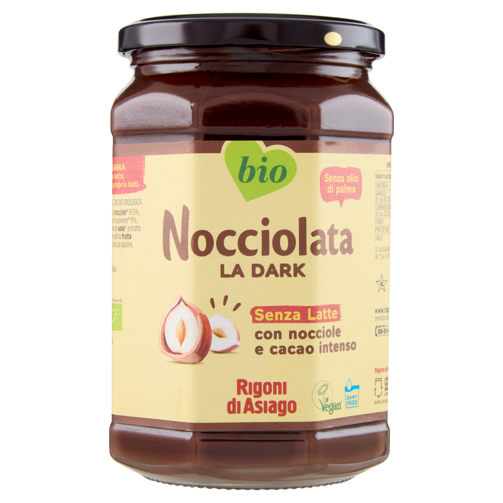 Rigoni di Asiago Nocciolata la Dark Senza Latte bio 650 g