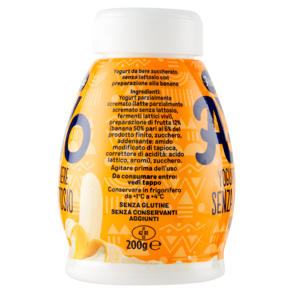 Arborea A-Yo Yogurt da Bere Senza Lattosio Banana 200 g