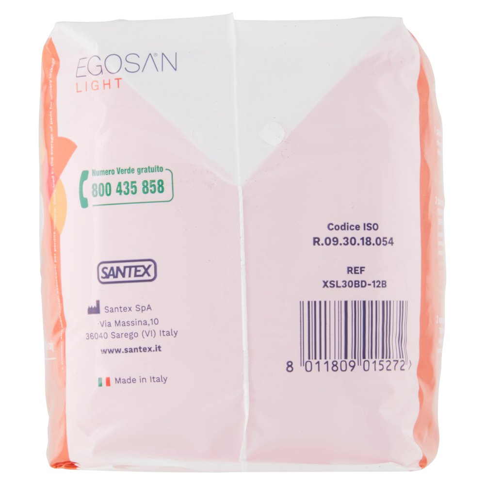 Egosan Light Normal Assorbenti per Lievi Perdite Urinarie Donna 12 pz