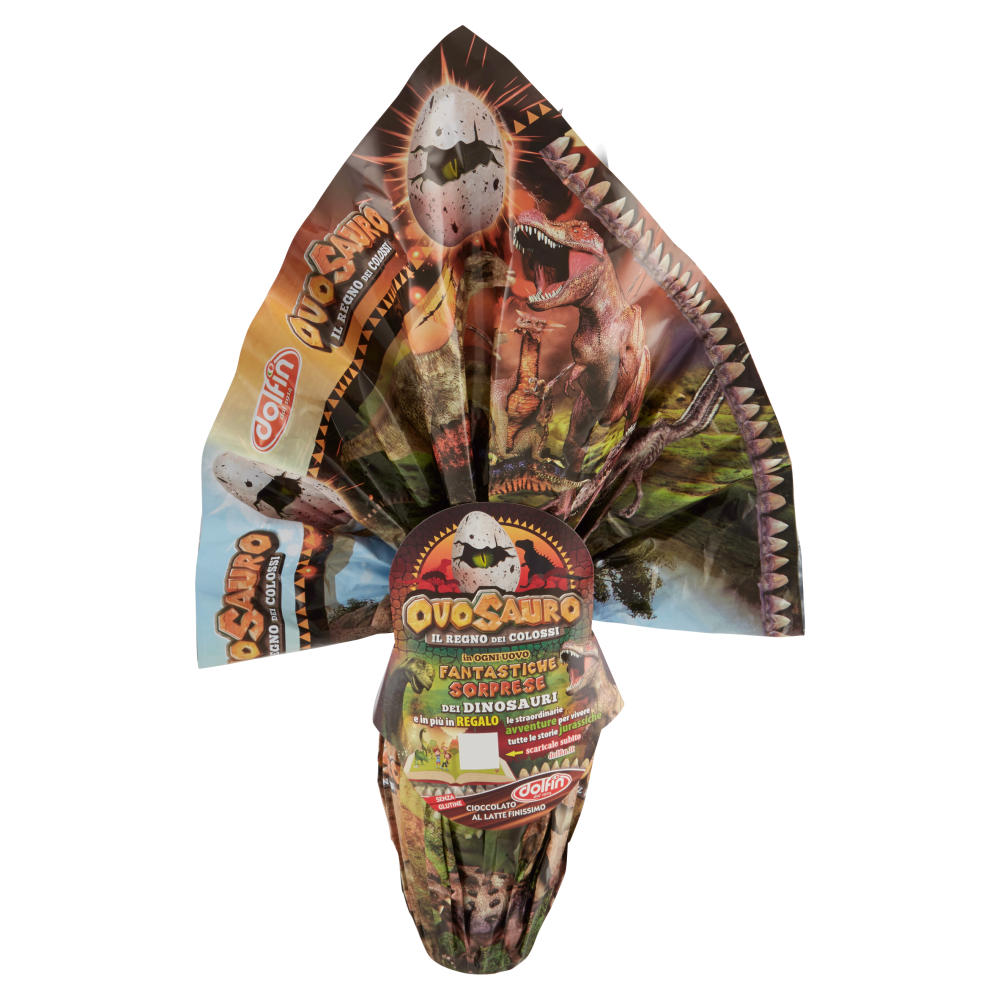 dolfin OvoSauro Uovo di Cioccolato al Latte Finissimo 220 g