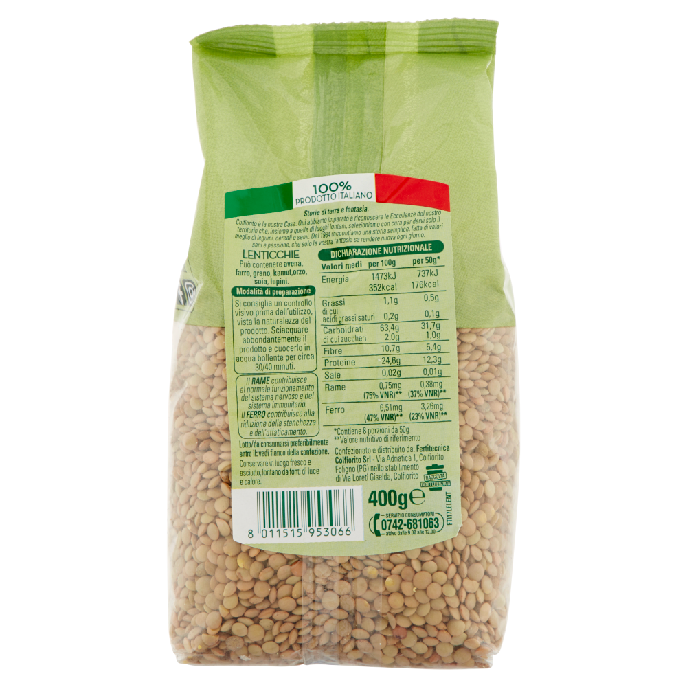Colfiorito Lenticchie 400 g