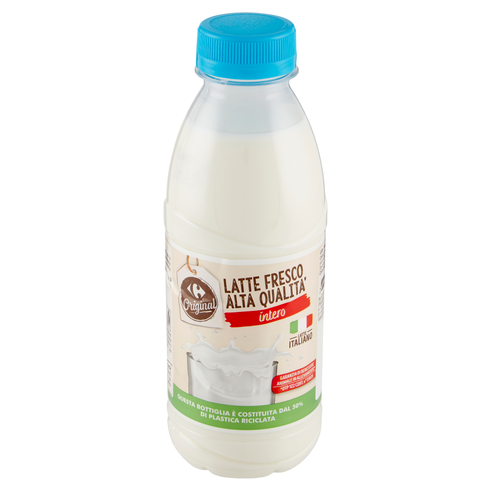 Carrefour Latte fresco Intero Alta Qualità 500 ml Carrefour