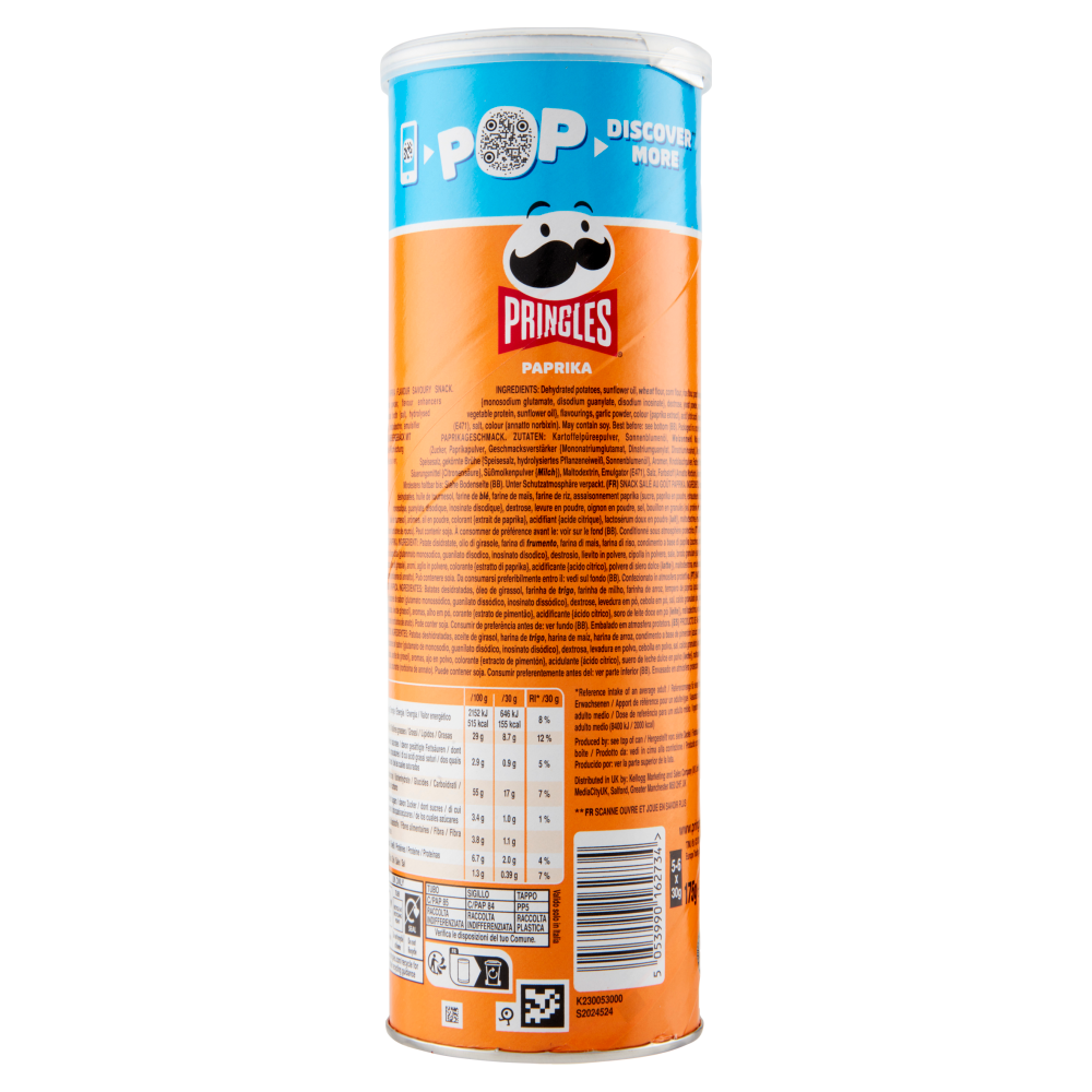 Pringles Paprika 175 g