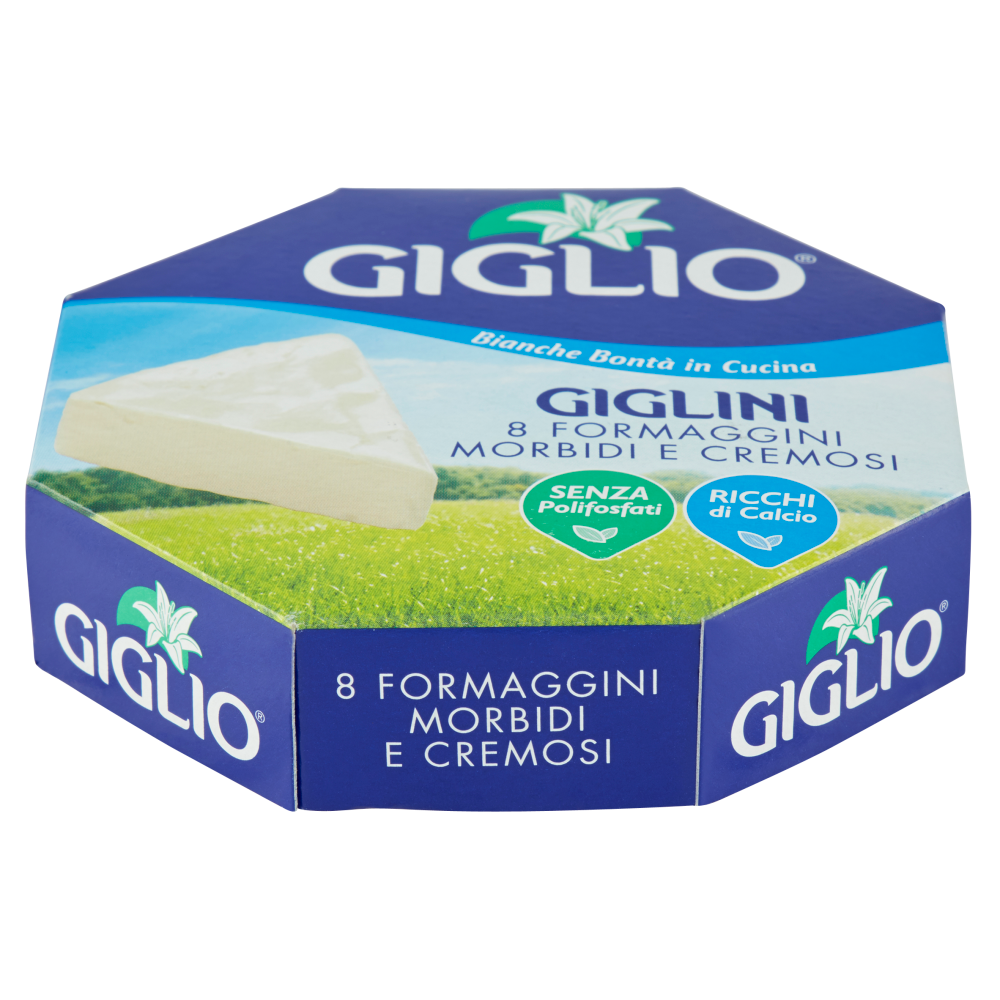 Giglio Giglini 8 formaggini morbidi e cremosi 175 g