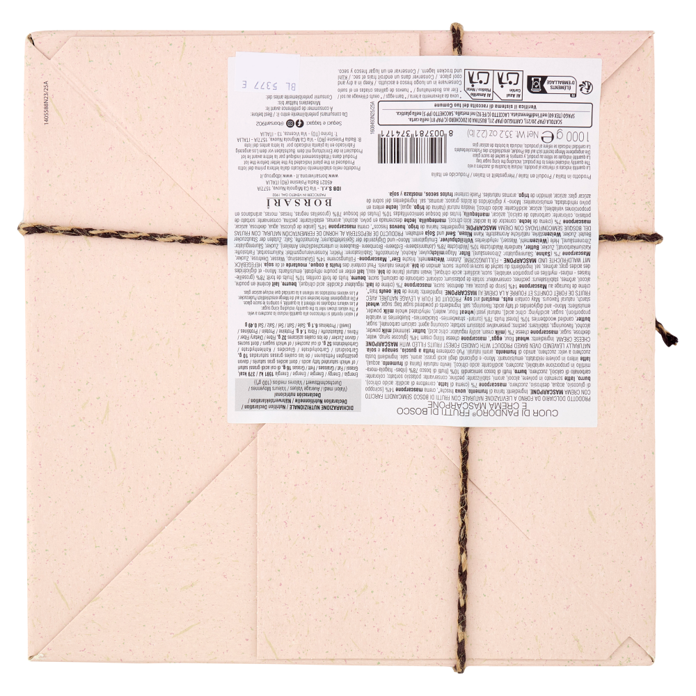 Borsari Cuor di Pandoro Frutti di Bosco e Mascarpone 1000 g