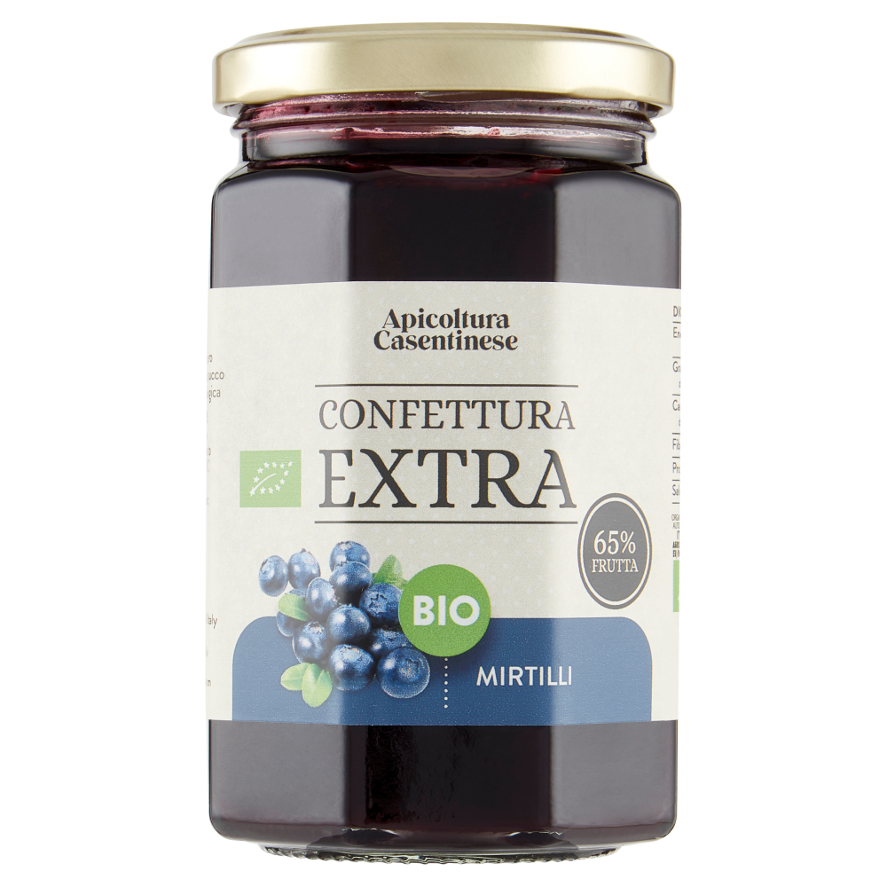 Apicoltura Casentinese Confettura Extra Bio Mirtilli 330 g