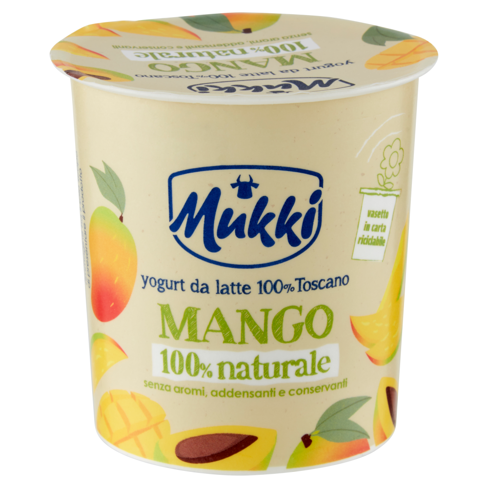 Mukki yogurt da latte 100% Toscano Mango 100% naturale 115 g