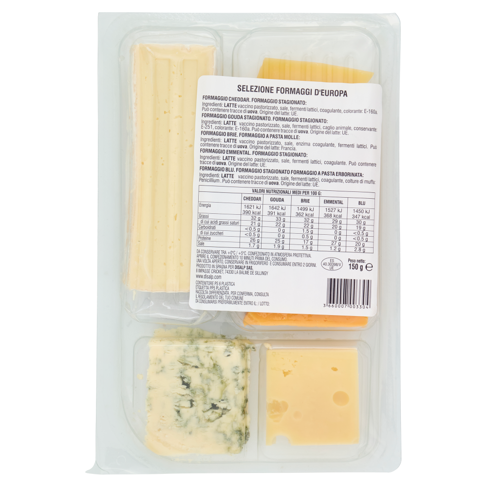 Formaggi d'Europa la Selezione del Maître Fromager 150 g