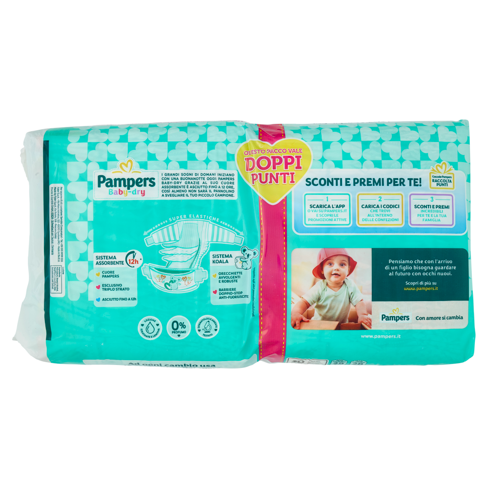 Pampers Baby-dry Midi 28 + 28 pz