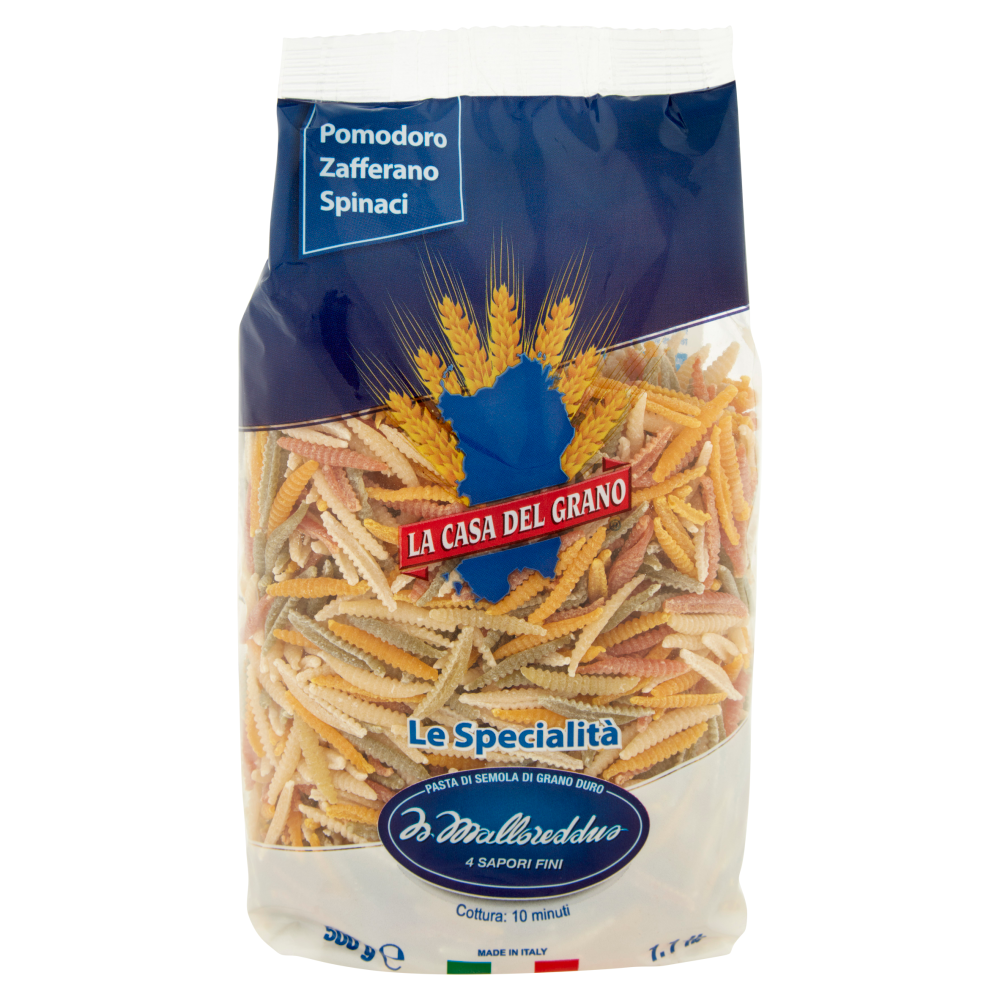 La Casa del Grano Le Specialit&agrave; Is Malloreddus 4 Sapori Fini 500 g