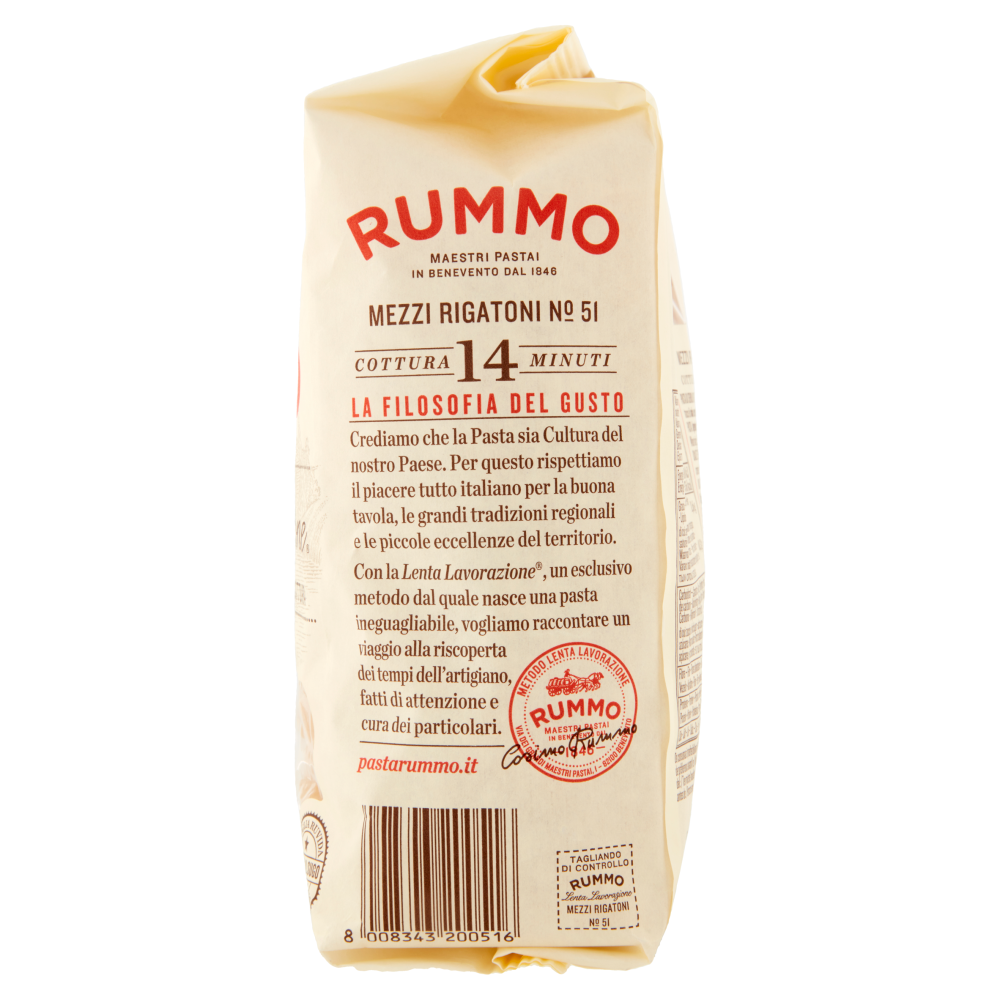 Rummo Mezzi Rigatoni N° 51 500 g
