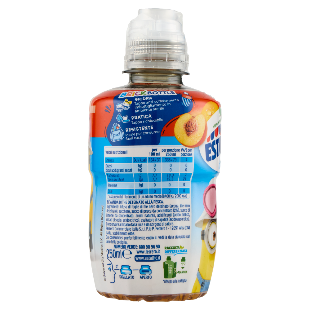 Estathé deteinato pesca Minions 250 ml