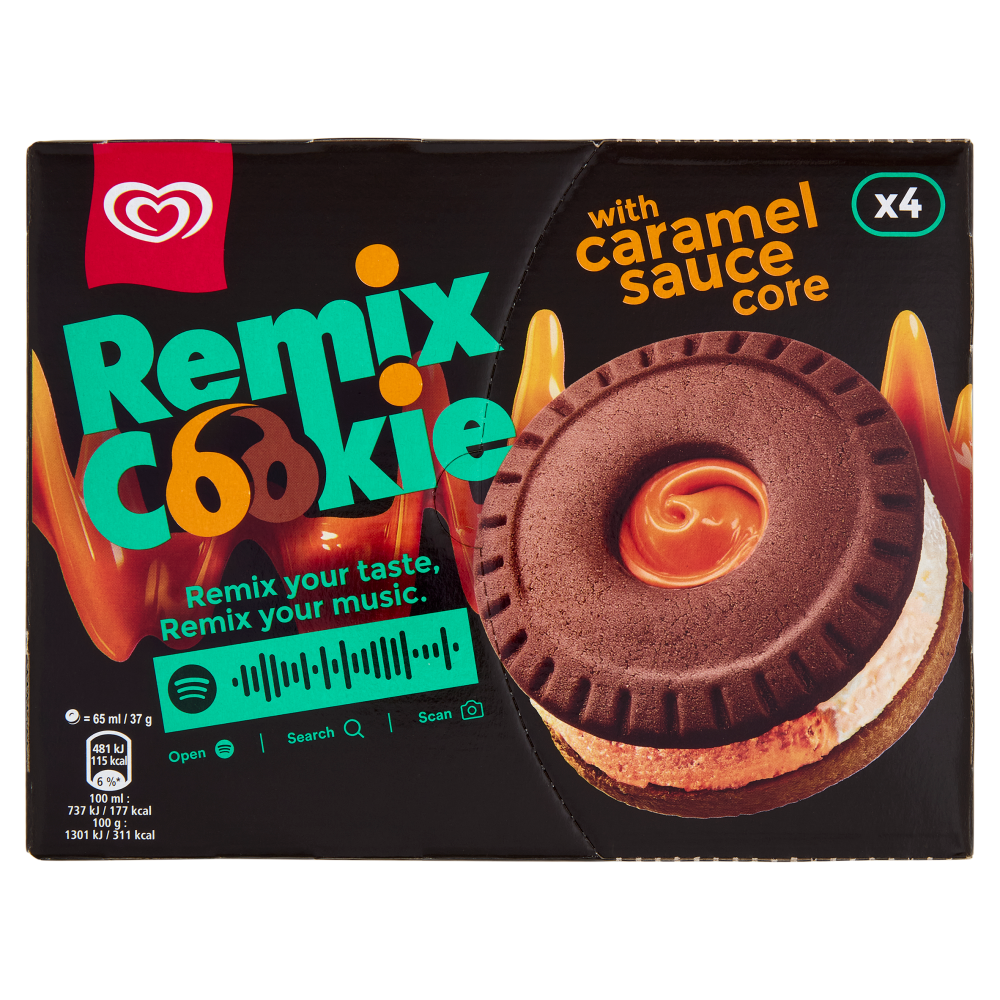 Algida Remix Cookie 4 x 37 g