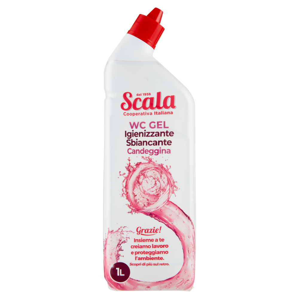 Scala WC Gel Igienizzante Sbiancante Candeggina 1L