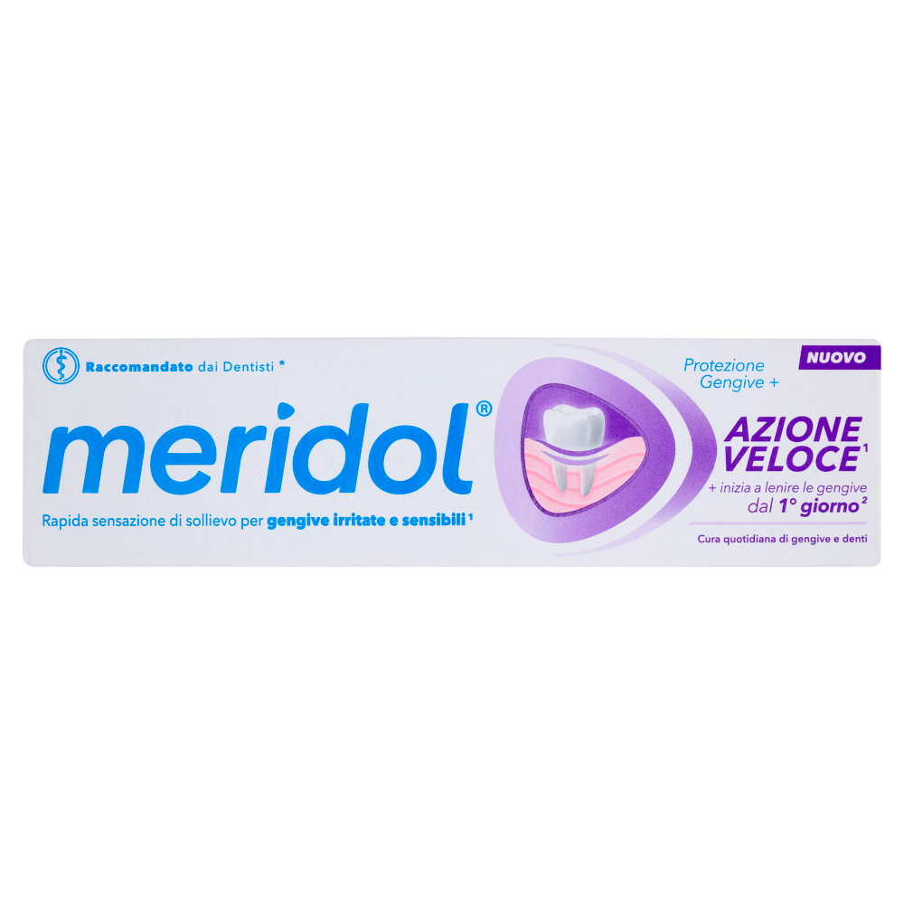 meridol dentifricio Protezione Gengive e Azione Veloce 75 ml