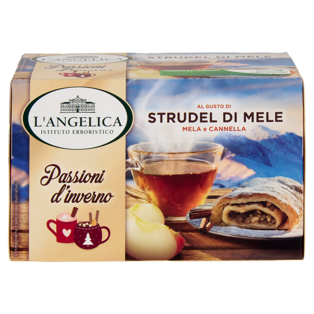 L'Angelica Passioni d'inverno al Gusto di Strudel di Mele 15 Filtri 27 g