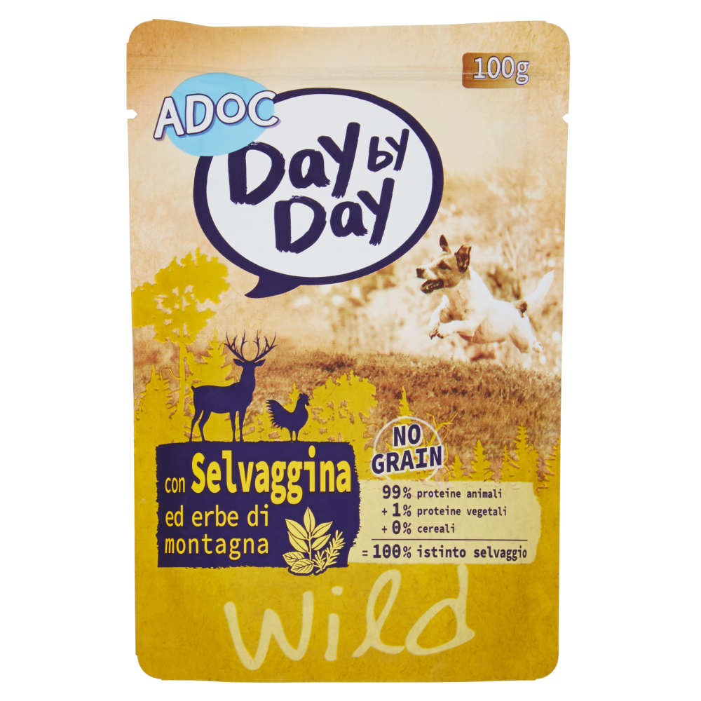 ADoC Day by Day Wild con Selvaggina ed erbe di montagna 100 g