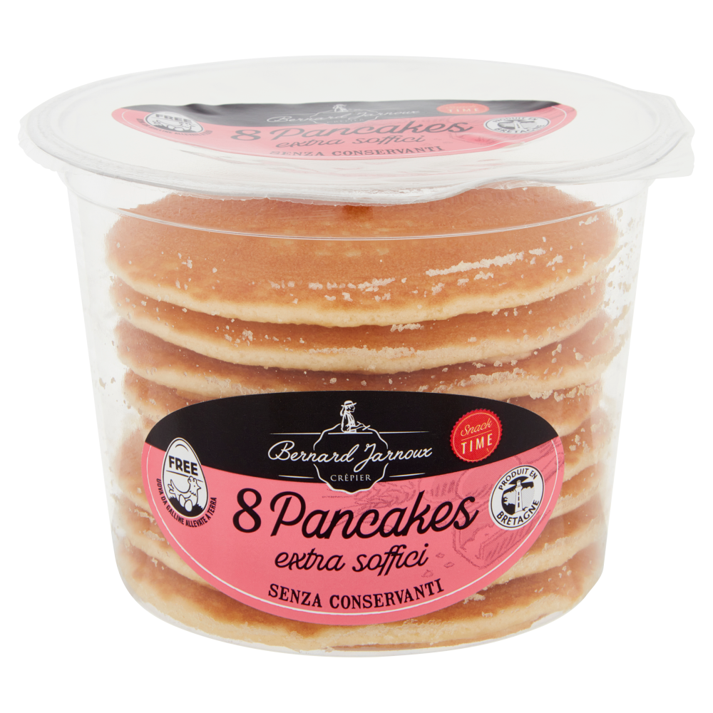 Bernard Jarnoux Crêpier 8 Pancakes extra soffici 176 g