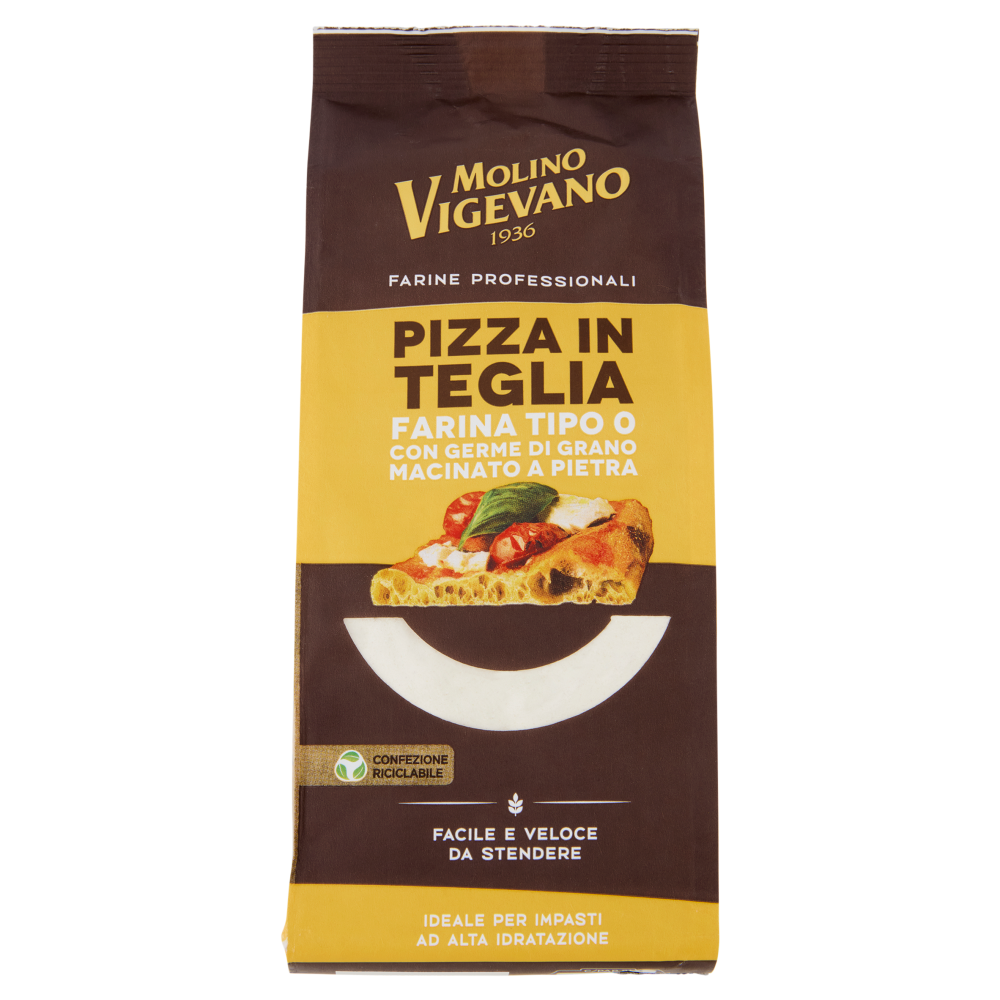 Molino Vigevano Farine Professionali Pizza in Teglia 500 g