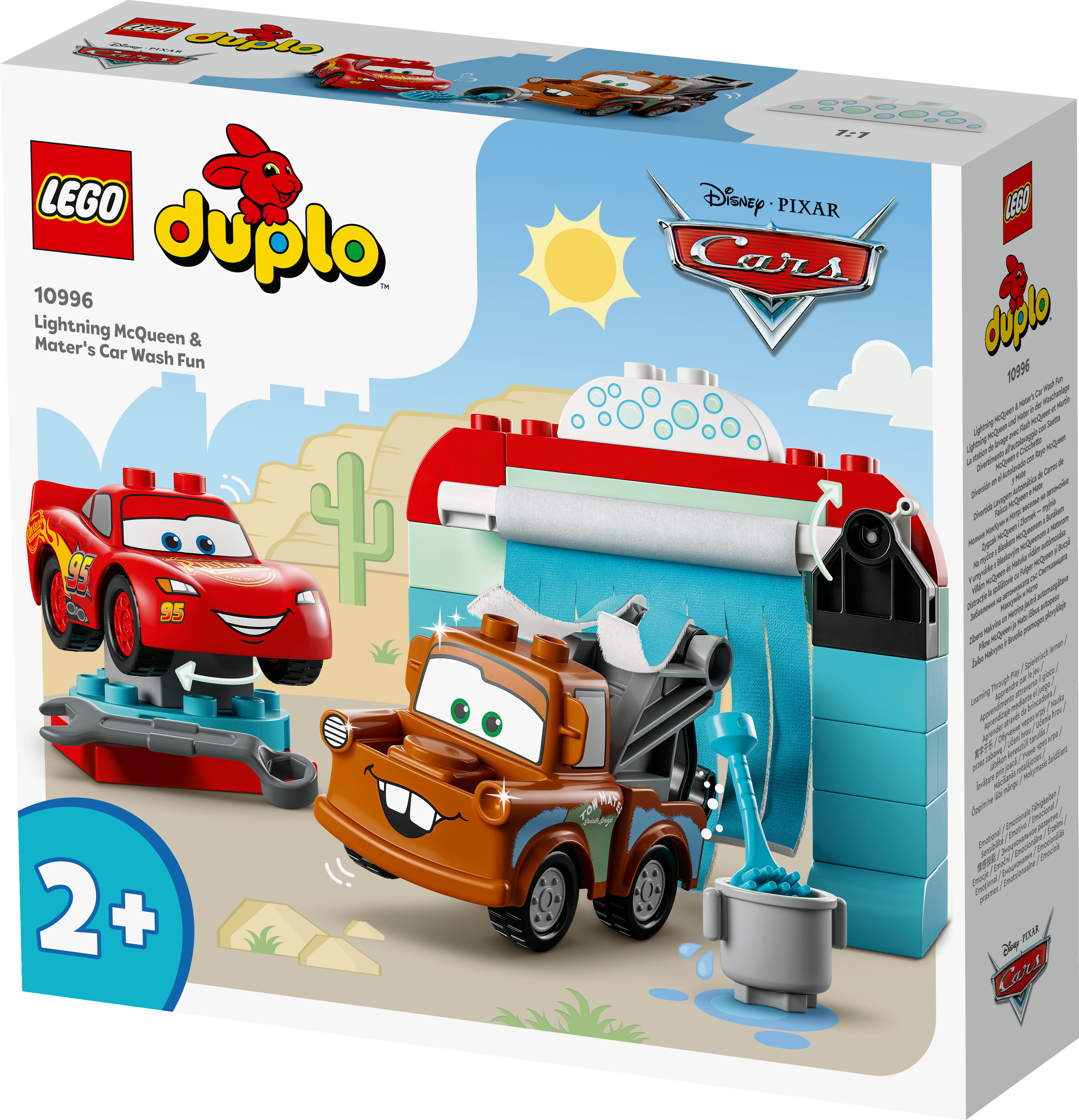 LEGO DUPLO Divertimento all’autolavaggio con Saetta McQueen e Cricchetto