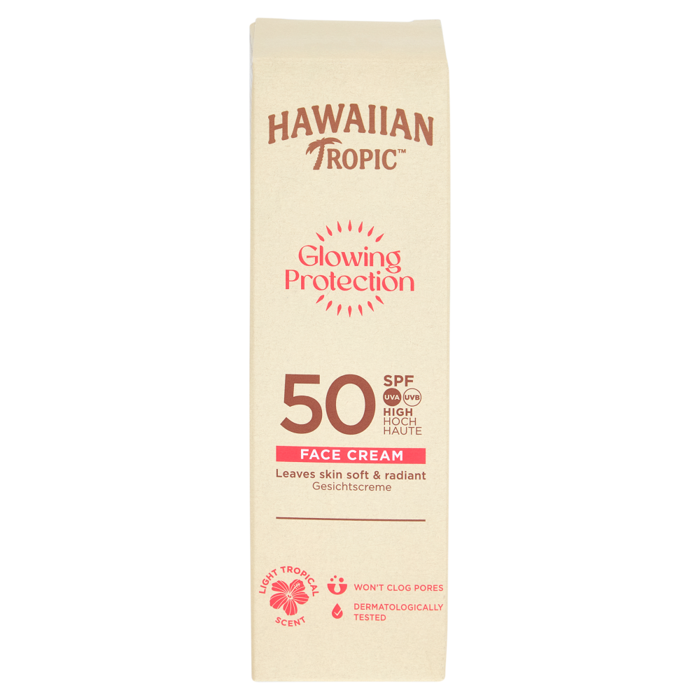 Hawaiian Tropic Glowing Protection Crema Viso SPF 50 50 ml