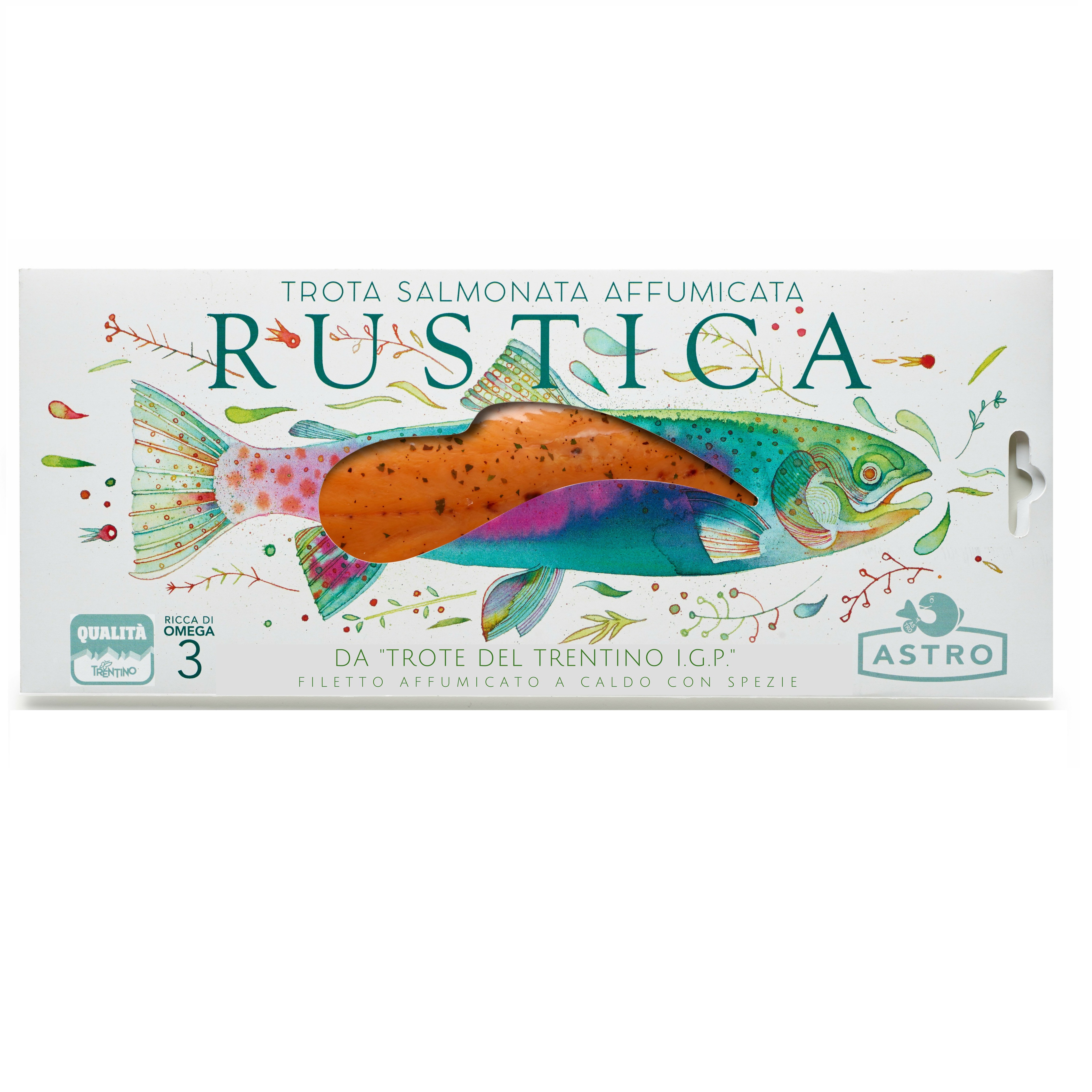Filetto di Trota Salmonata Rustica Affumicato