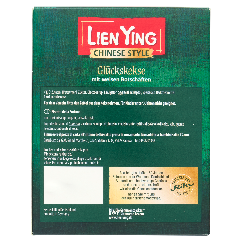 Lien Ying Chinese Style Glückskekse 70 g