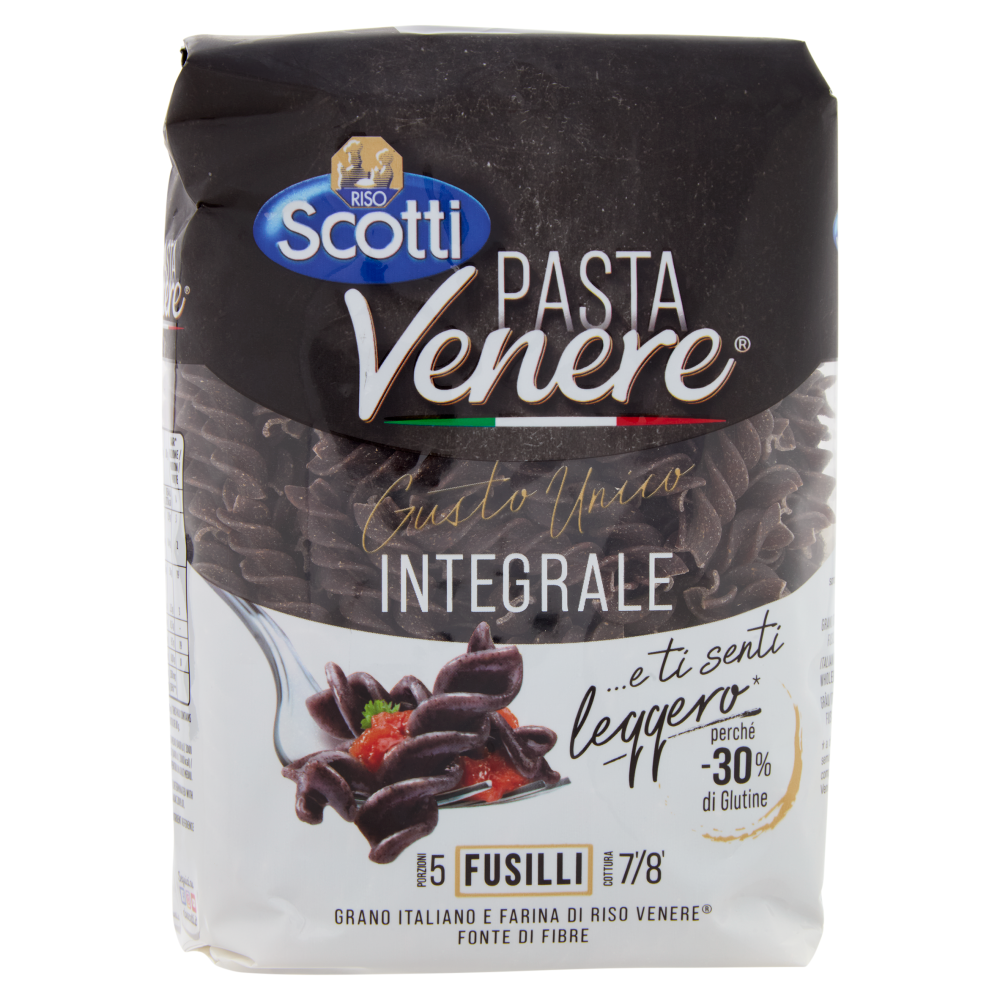 Riso Scotti Pasta Venere Integrale Fusilli 400 g