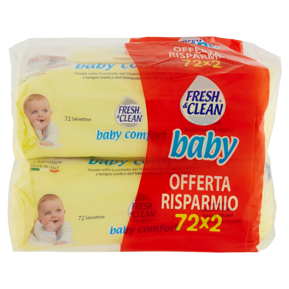 Fresh & Clean Salviettine Baby Pz.25